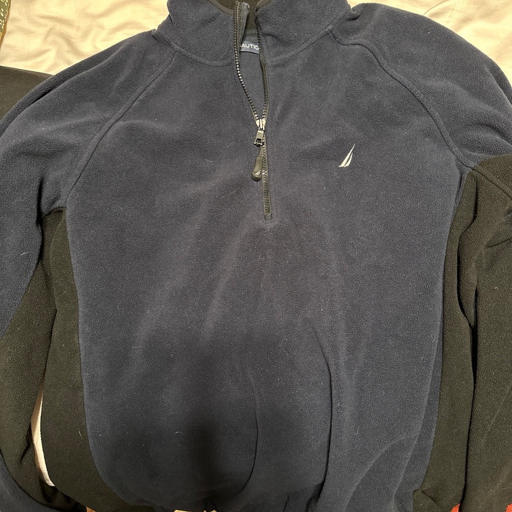 Nautica 1/4 Zip Sweater Navy XL